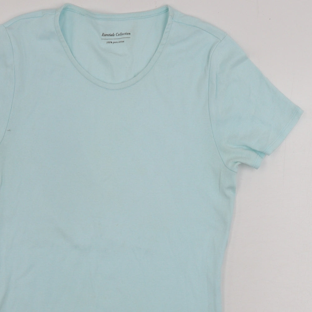 Marks and Spencer  Womens Blue   Basic T-Shirt Size 12