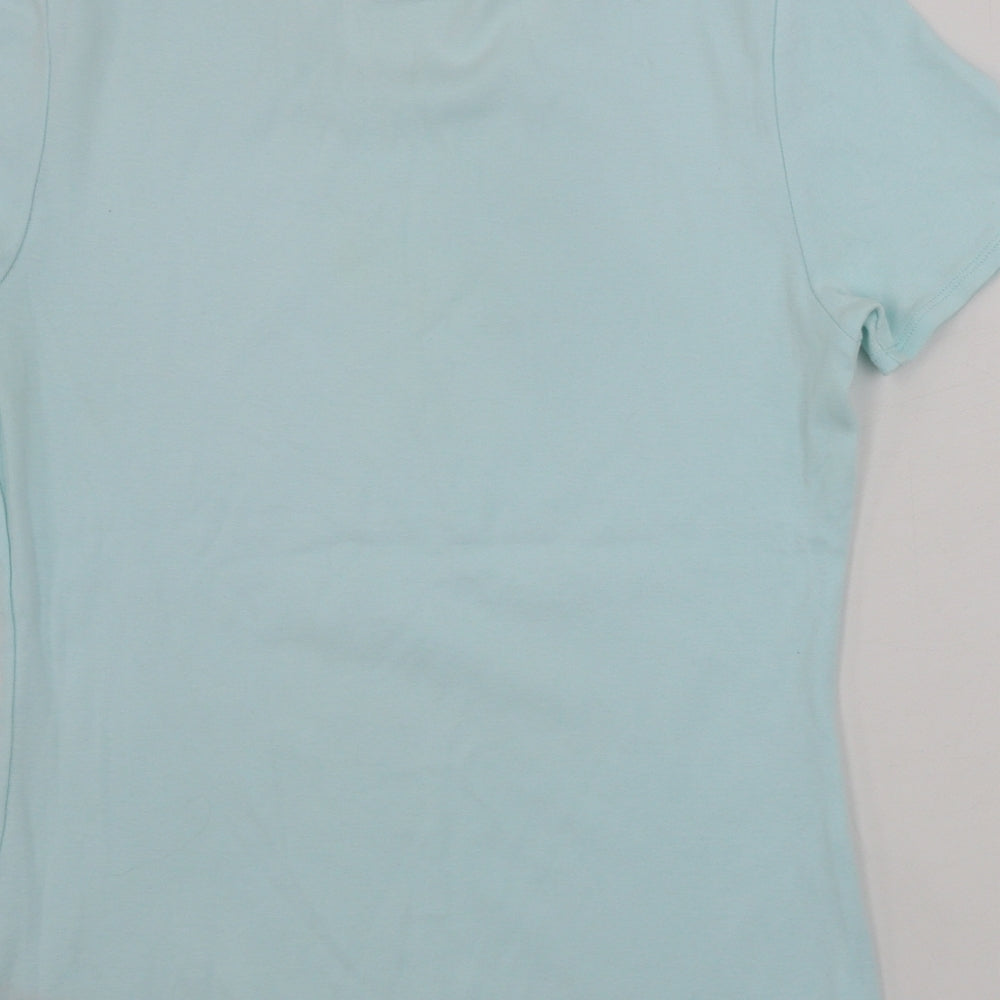 Marks and Spencer  Womens Blue   Basic T-Shirt Size 12