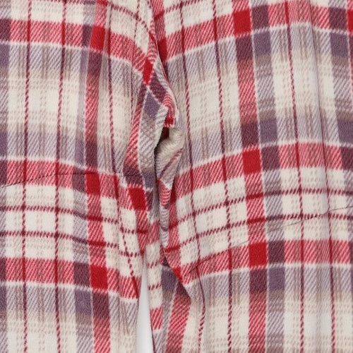 Marks and Spencer  Womens Beige Check  Sweatpants Trousers Size 12 L24 in