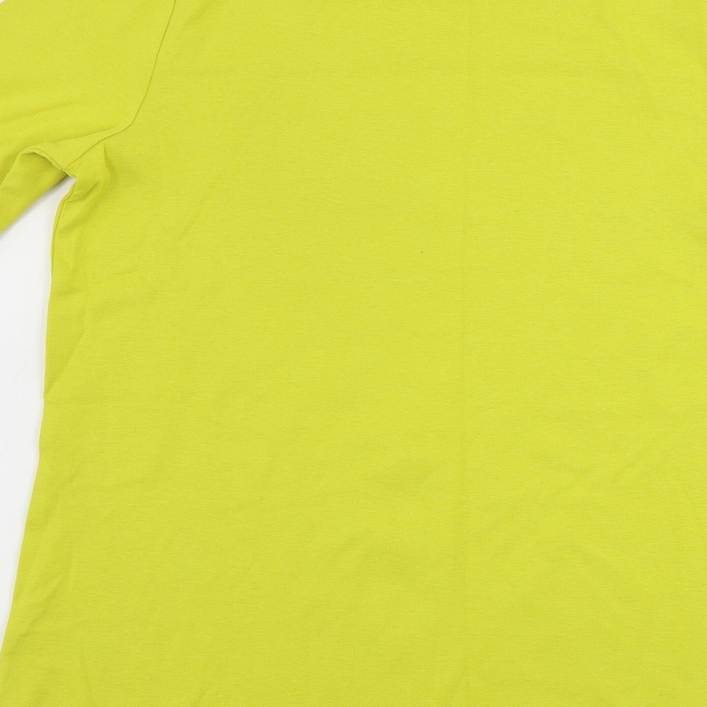 Marks and Spencer  Womens Yellow   Basic T-Shirt Size 14