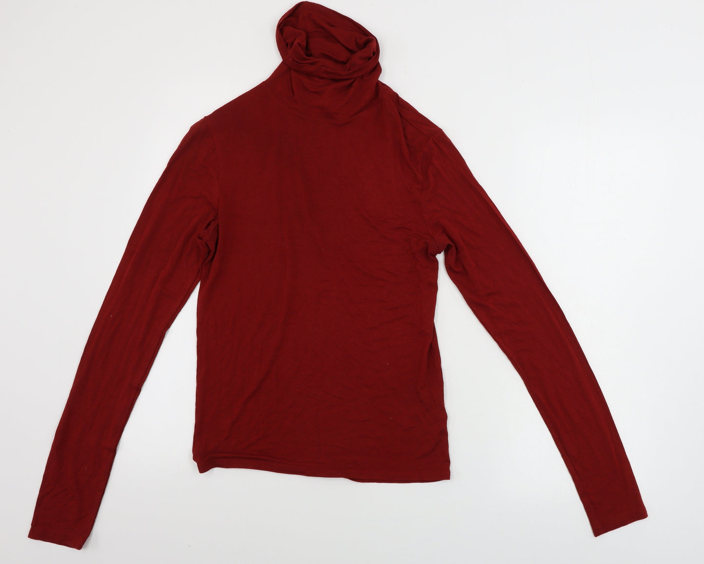 H&M  Womens Red   Basic T-Shirt Size M