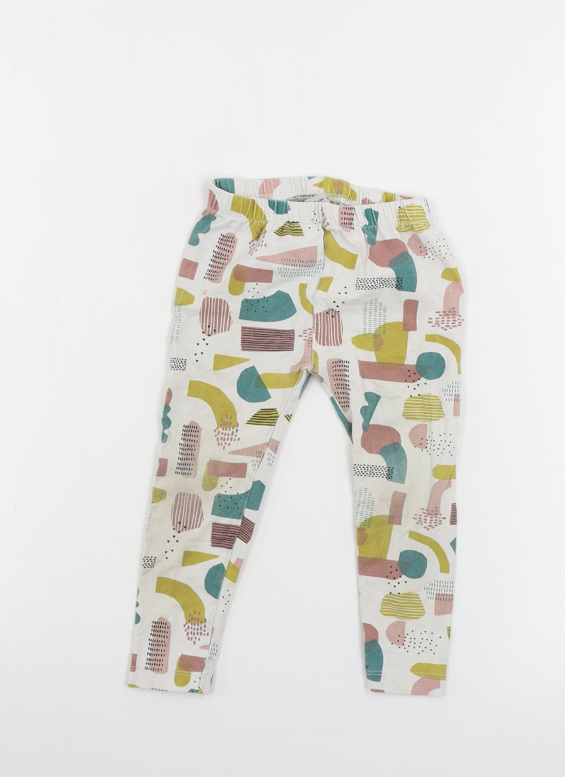 TU Boys White Animal Print  Sweatpants Trousers Size 2-3 Years