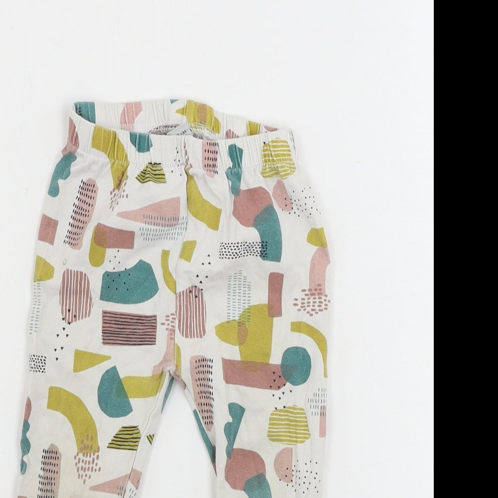 TU Boys White Animal Print  Sweatpants Trousers Size 2-3 Years