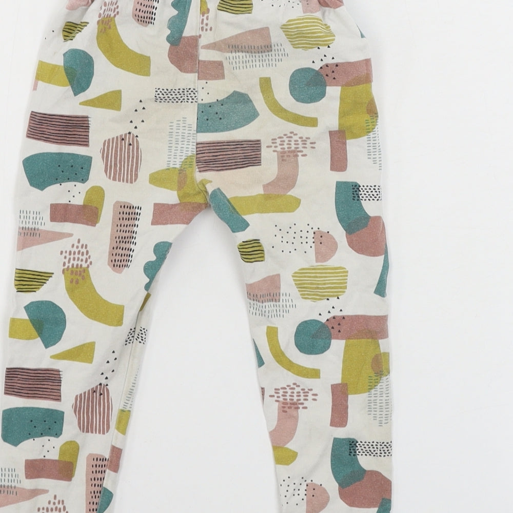 TU Boys White Animal Print  Sweatpants Trousers Size 2-3 Years