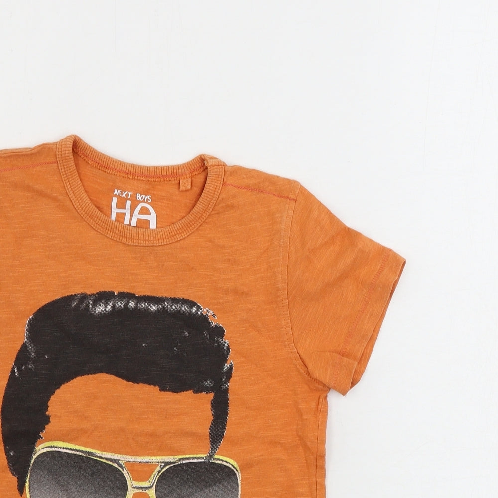 NEXT  Boys Orange   Basic T-Shirt Size 5-6 Years