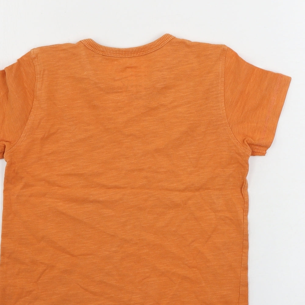 NEXT  Boys Orange   Basic T-Shirt Size 5-6 Years