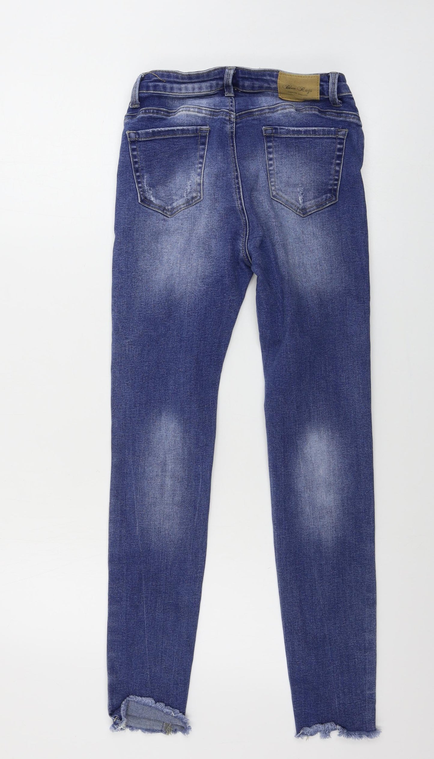 BLUE RAGS Womens Blue   Skinny Jeans Size 26 in L25 in