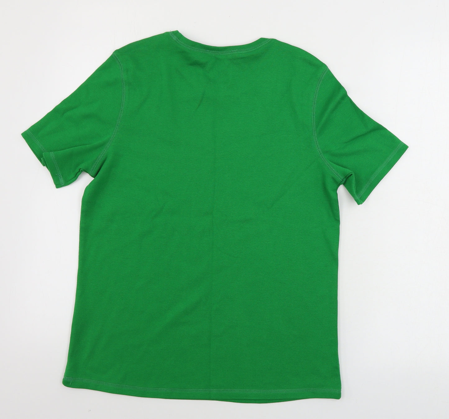 Marks and Spencer  Womens Green   Basic T-Shirt Size 14