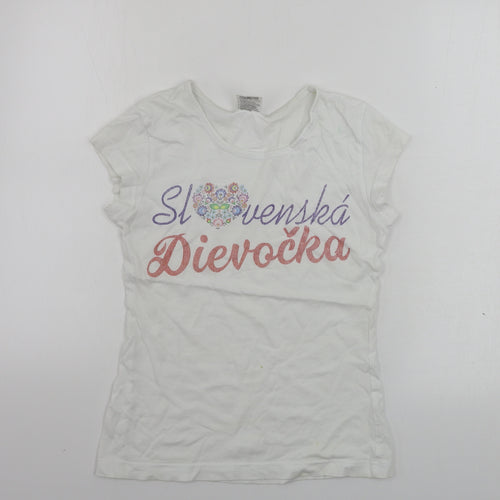 Adler Womens White   Basic T-Shirt Size XS
