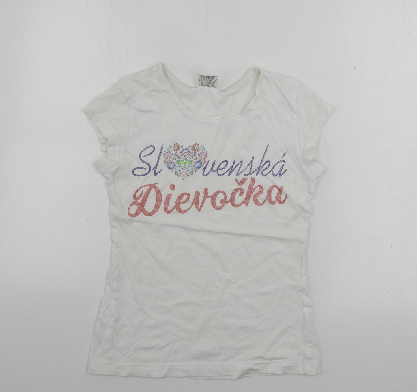 Adler Womens White   Basic T-Shirt Size XS