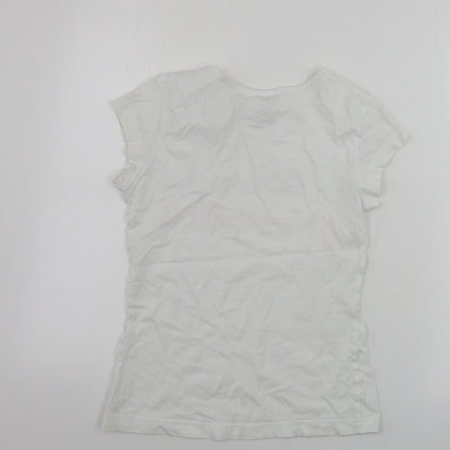 Adler Womens White   Basic T-Shirt Size XS