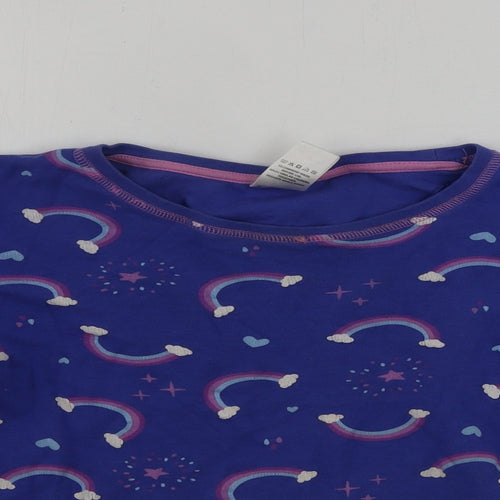 liliy&dan  Girls Purple   Basic T-Shirt Size 11-12 Years