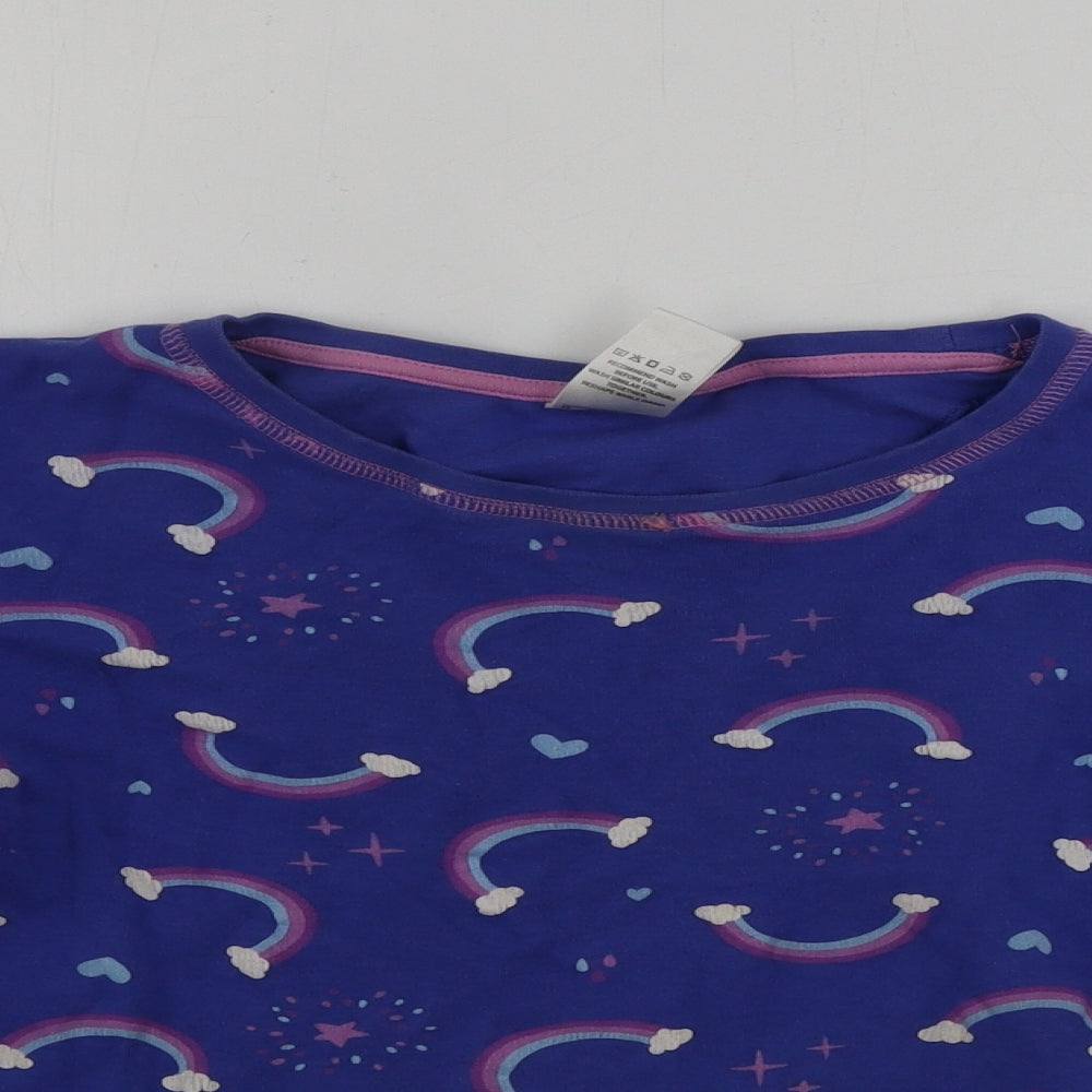 liliy&dan  Girls Purple   Basic T-Shirt Size 11-12 Years