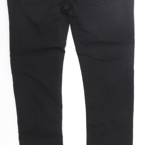 F&F Girls Black   Straight Jeans Size 11-12 Years