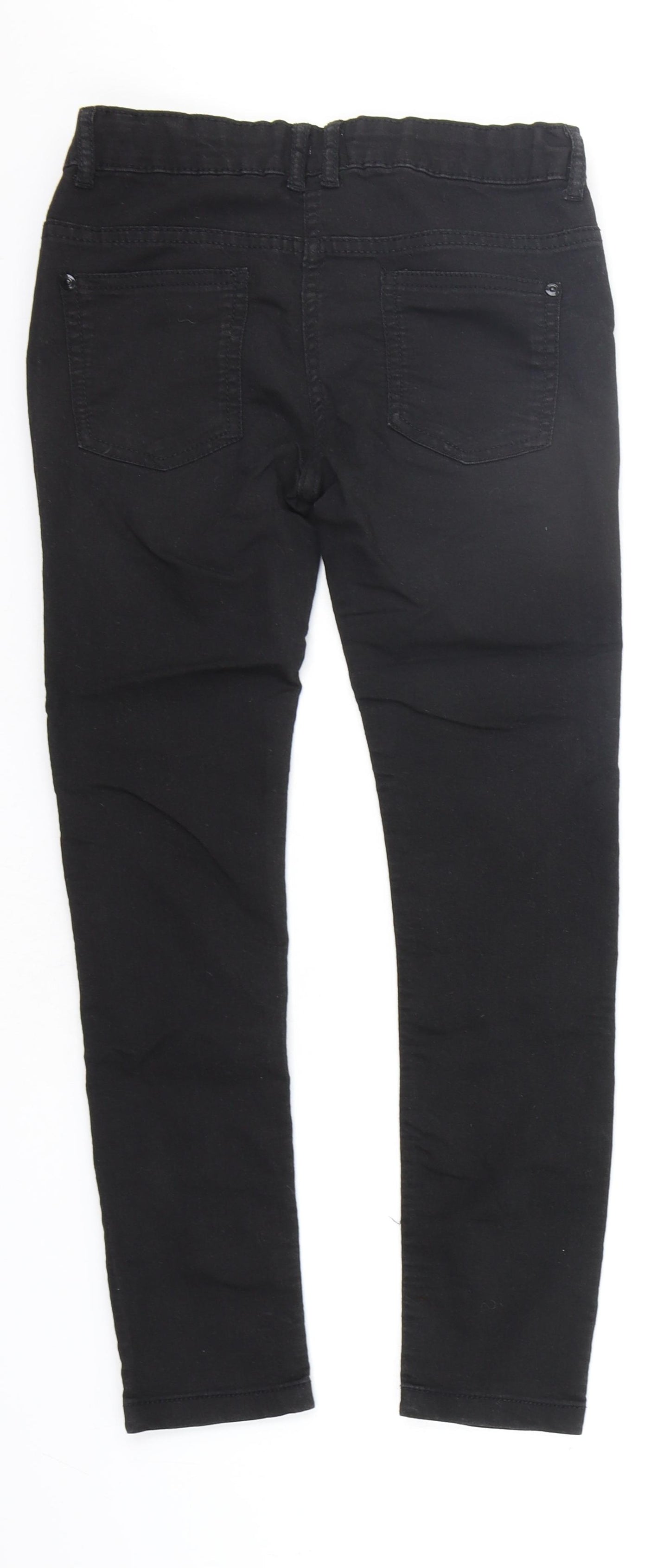 F&F Girls Black   Straight Jeans Size 11-12 Years