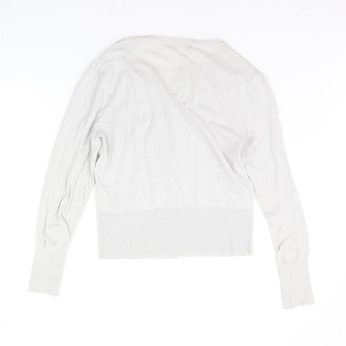 Oasis Womens Grey   Cardigan Jumper Size L
