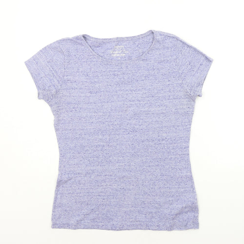 Papaya Womens Blue   Basic T-Shirt Size 14