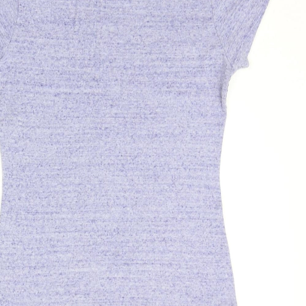 Papaya Womens Blue   Basic T-Shirt Size 14