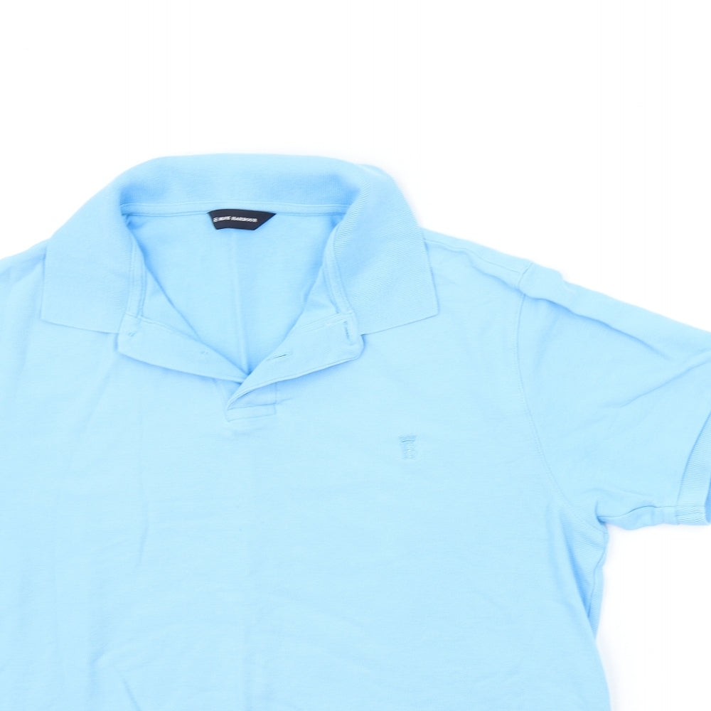Marks and Spencer Mens Blue    Polo Size M