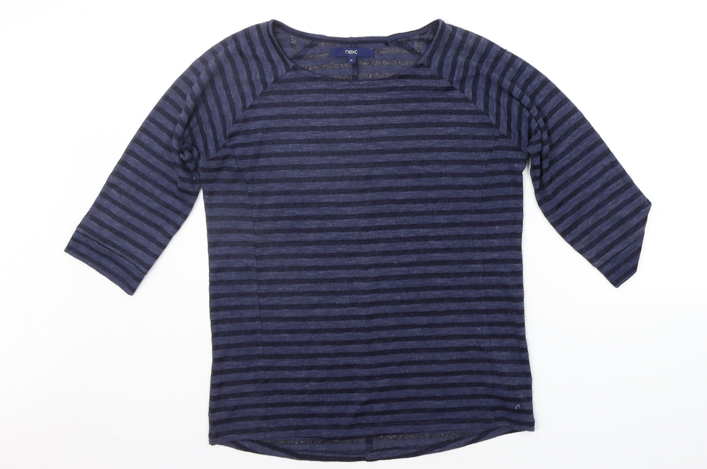 NEXT Womens Blue Striped  Pullover Jumper Size 10