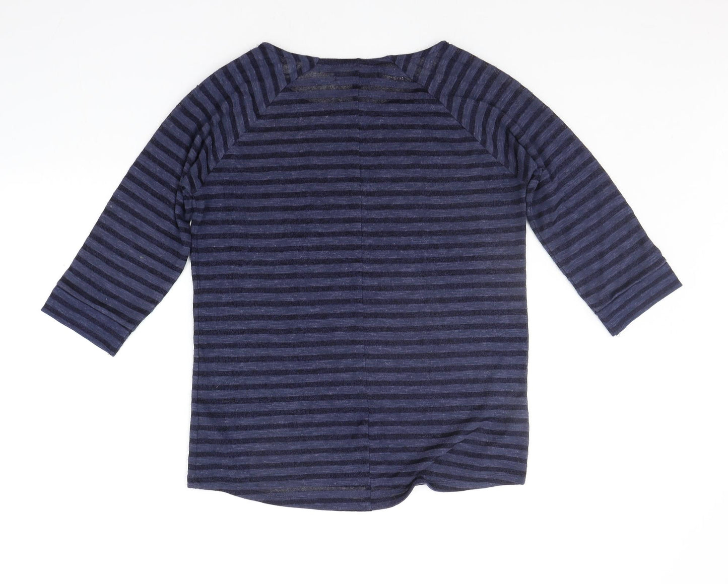 NEXT Womens Blue Striped  Pullover Jumper Size 10