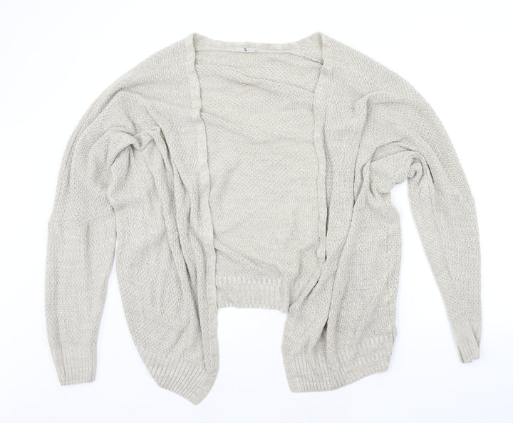 TU Womens Beige Cardigan Jumper Size 14
