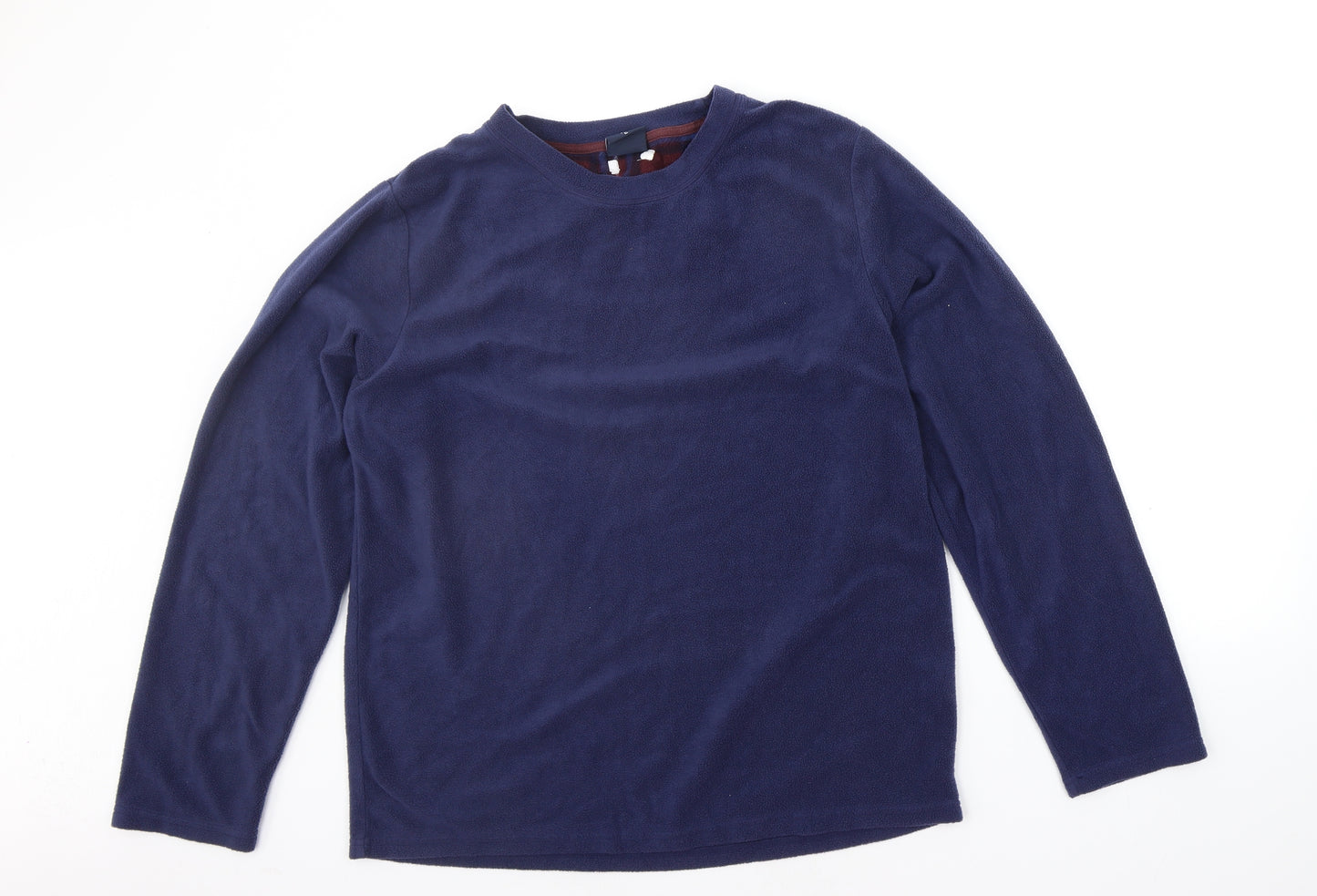 Cargo Bay Mens Blue Solid   Pyjama Top Size L