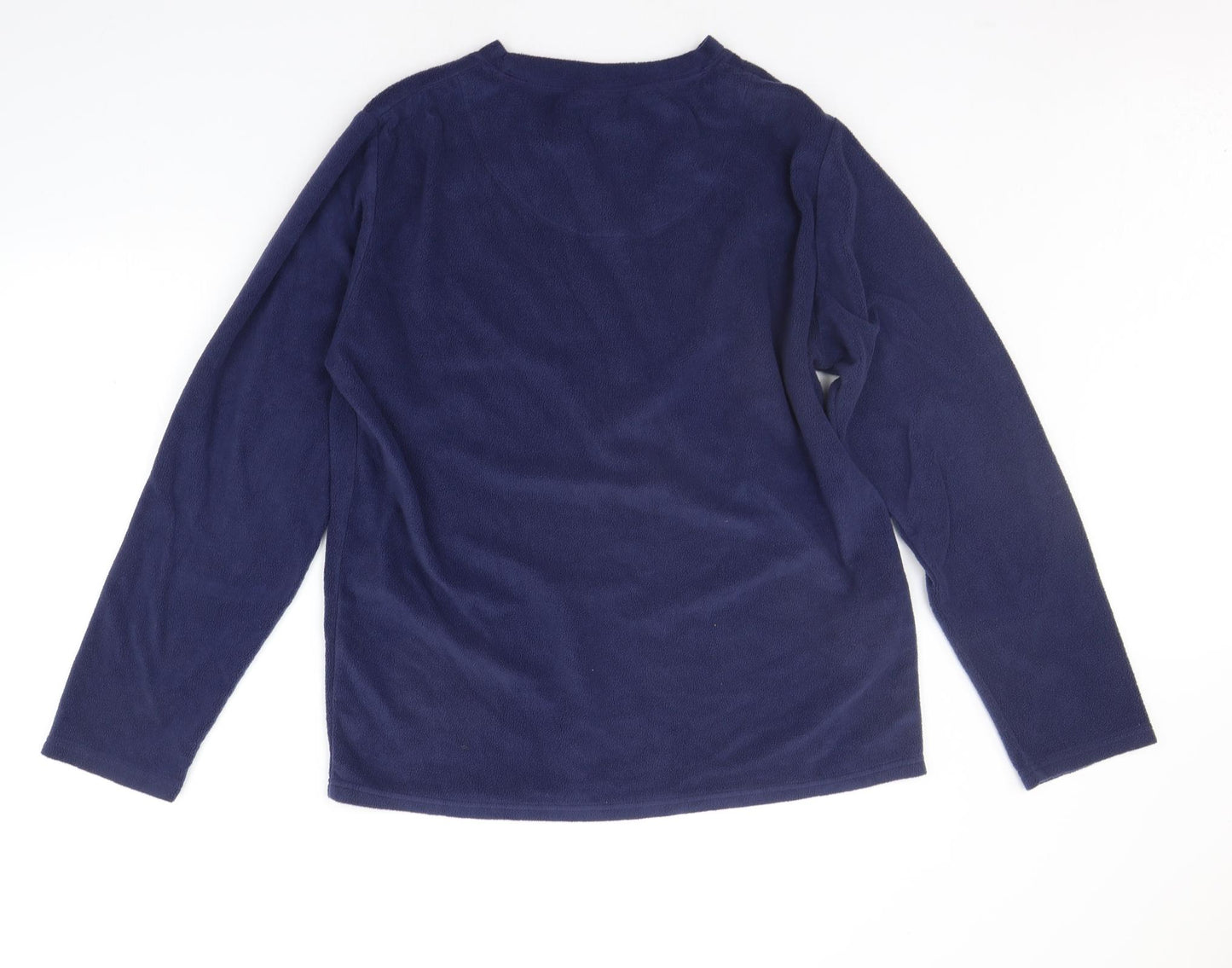 Cargo Bay Mens Blue Solid   Pyjama Top Size L