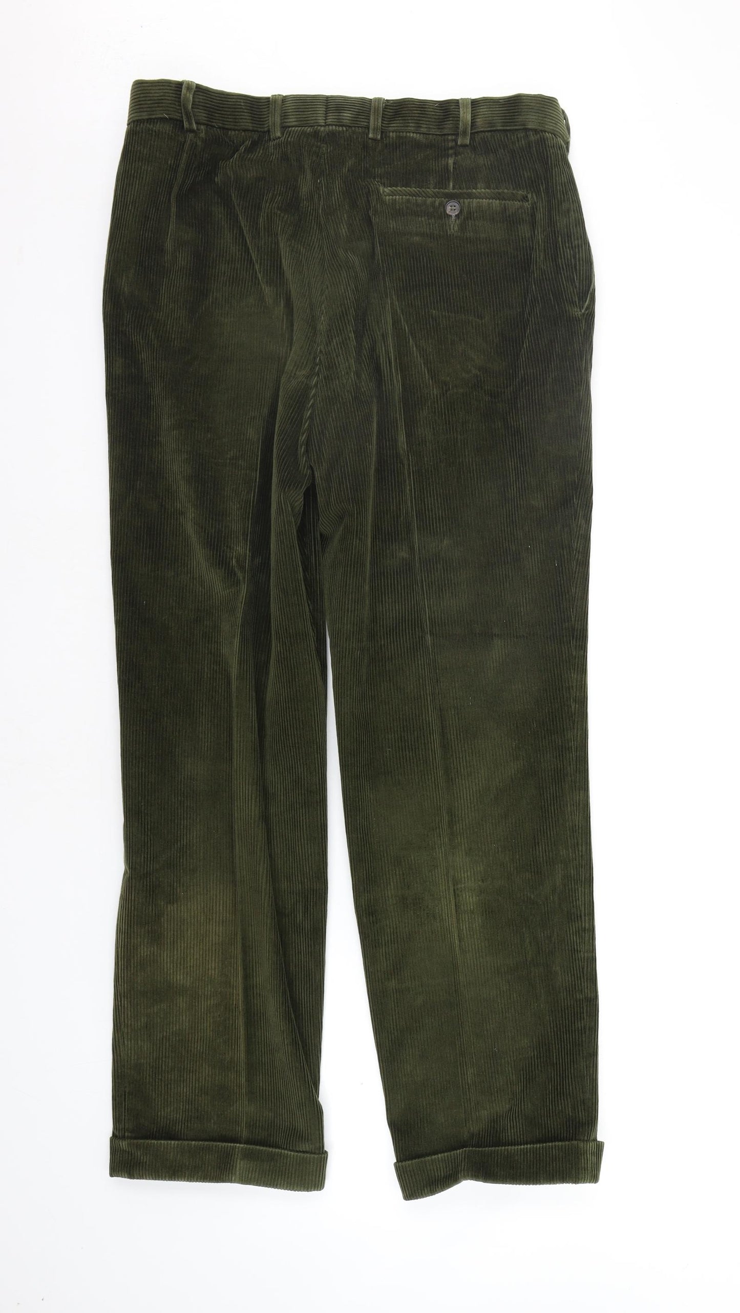 Marks and Spencer Mens Gold   Trousers  Size 34 in L31 in