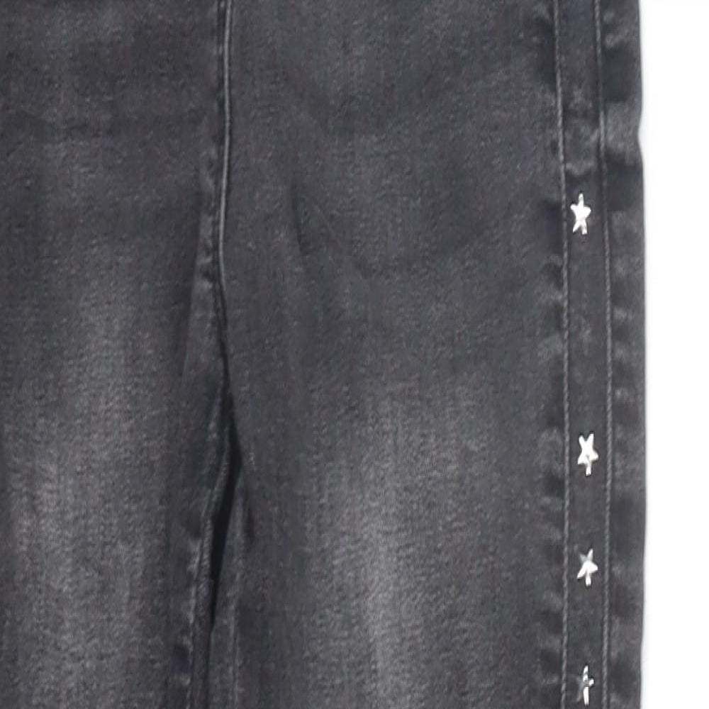 NEXT Girls Grey   Straight Jeans Size 10 Years