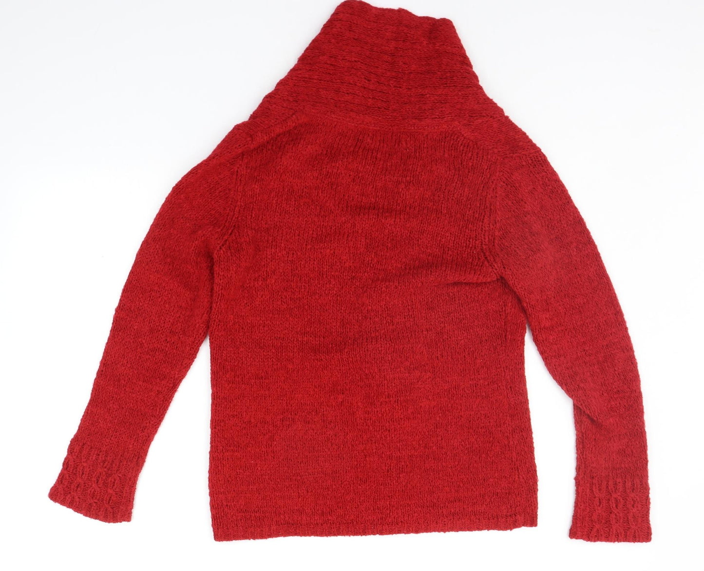 Per Una Womens Red   Cardigan Jumper Size M
