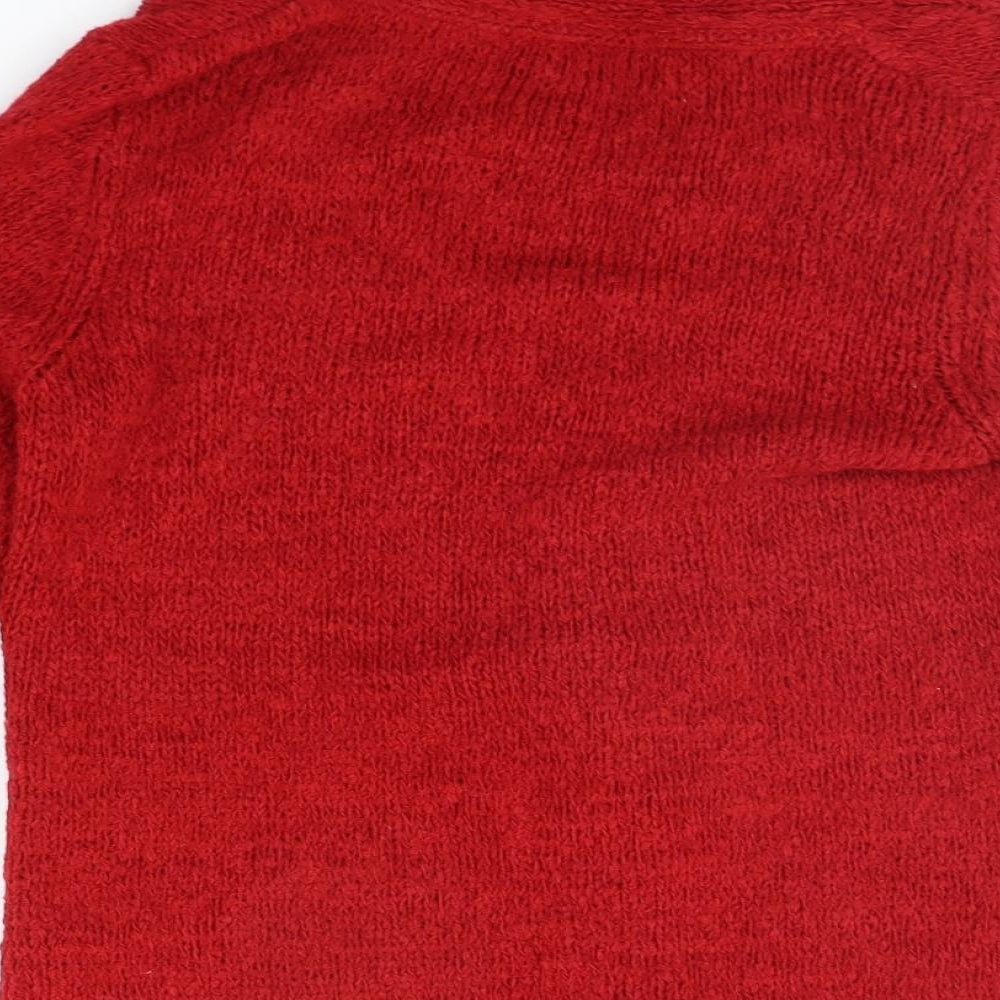 Per Una Womens Red   Cardigan Jumper Size M