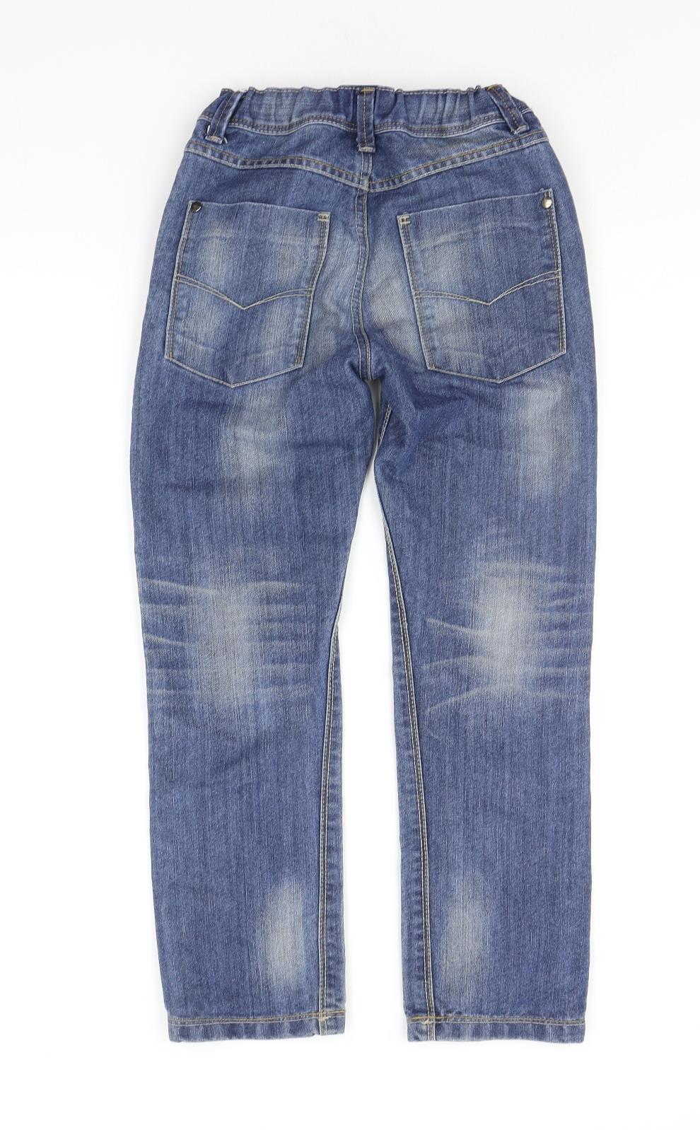 Nutmeg Boys Blue   Straight Jeans Size 9-10 Years