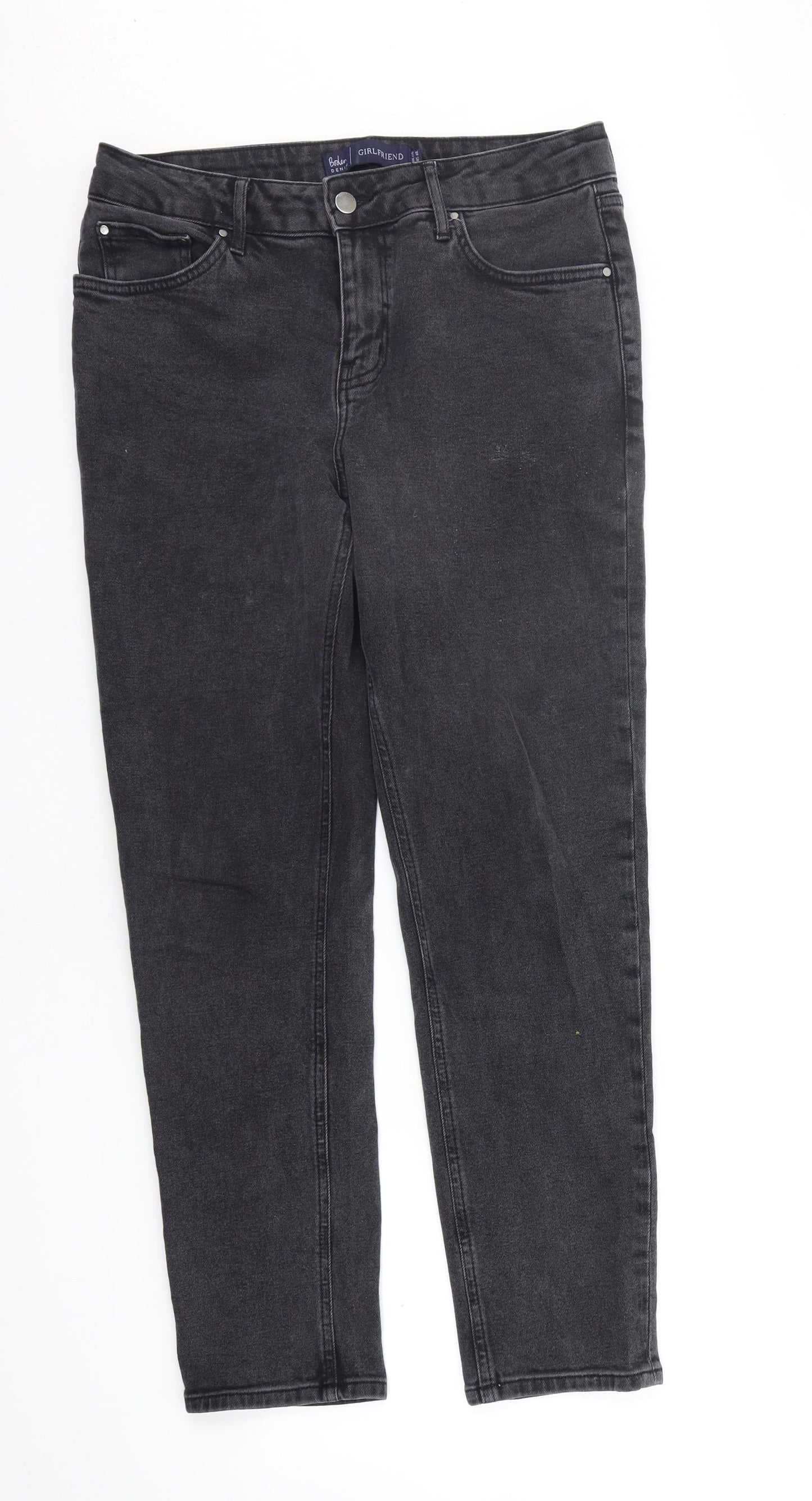 Boden Womens Grey   Straight Jeans Size 12 L27 in