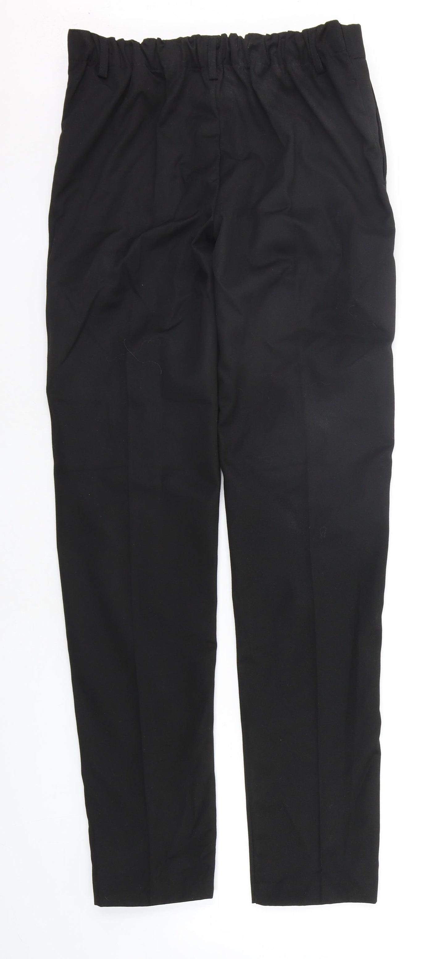 Preworn Boys Black   Chino Trousers Size 15 Years