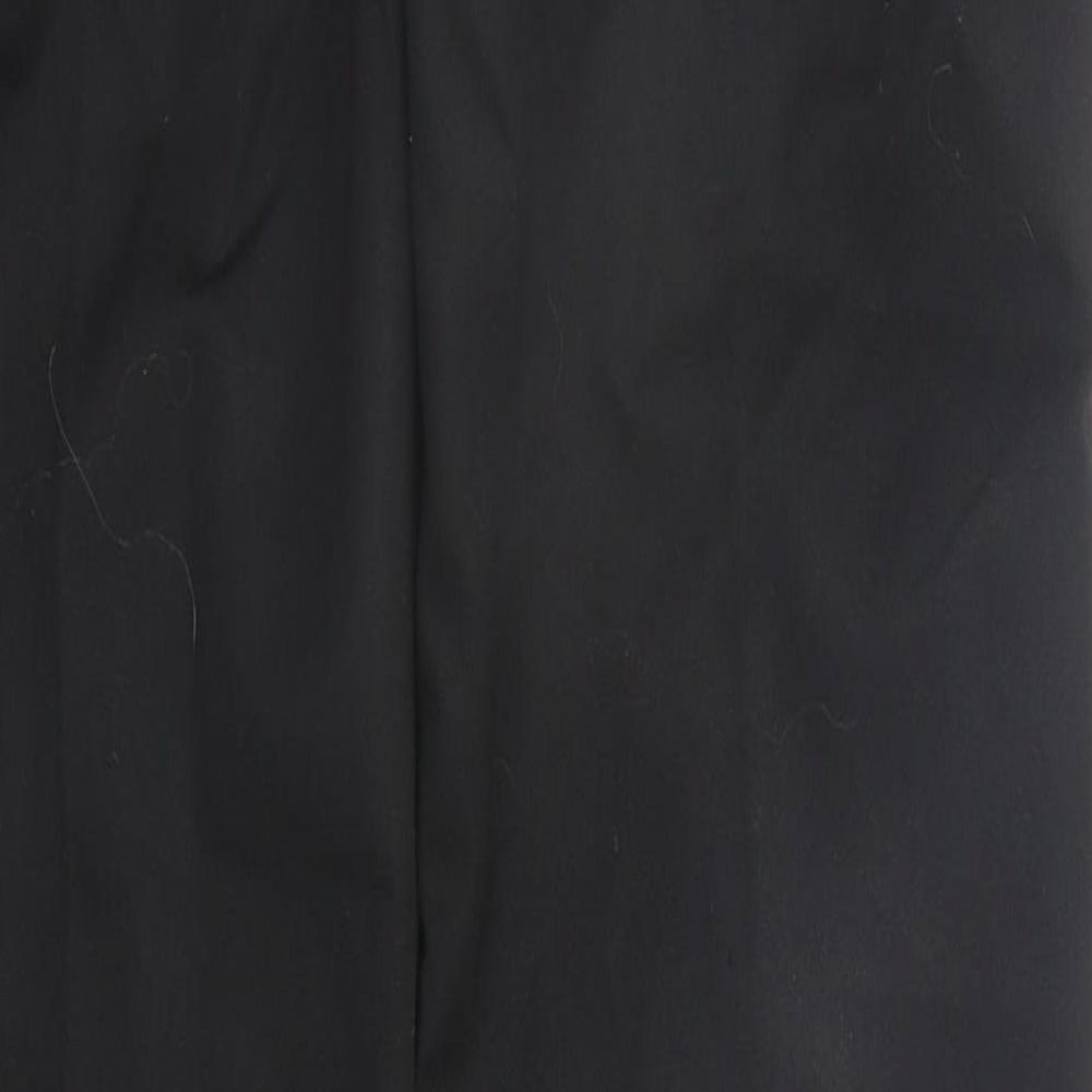 Preworn Boys Black   Chino Trousers Size 15 Years