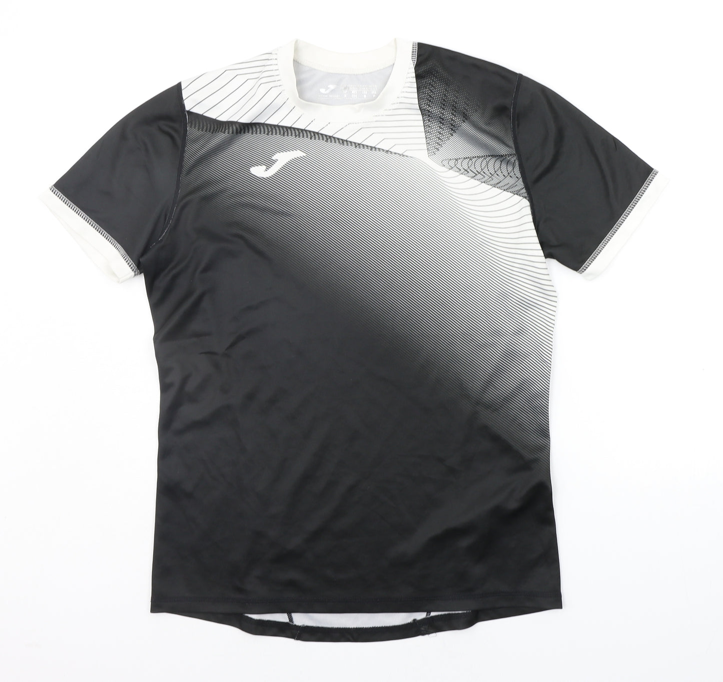 Professional team athletics Mens Black Geometric   T-Shirt Size S