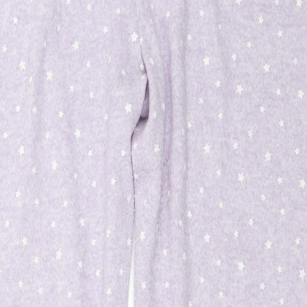Primark Womens Purple Solid  Top Pyjama Pants Size M