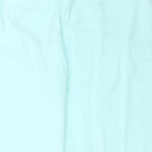 ERIKA Womens Blue   Cropped Trousers Size M L21 in