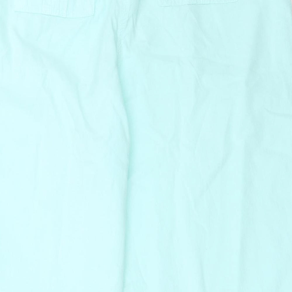 ERIKA Womens Blue   Cropped Trousers Size M L21 in