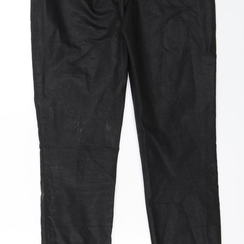 H&M Womens Black   Capri Trousers Size 38 L29 in
