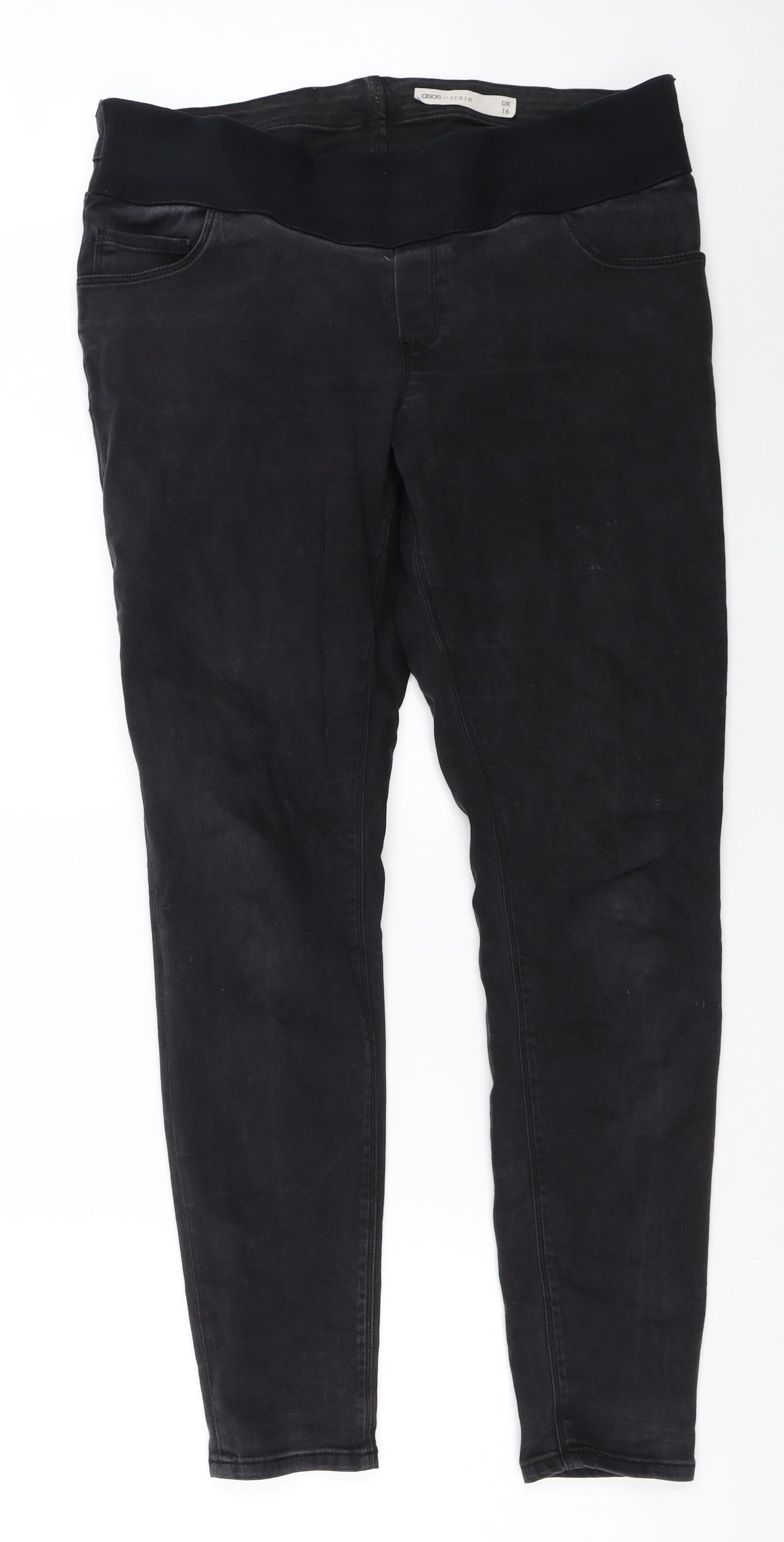ASOS Womens Black   Jegging Jeans Size 16 L30.5 in