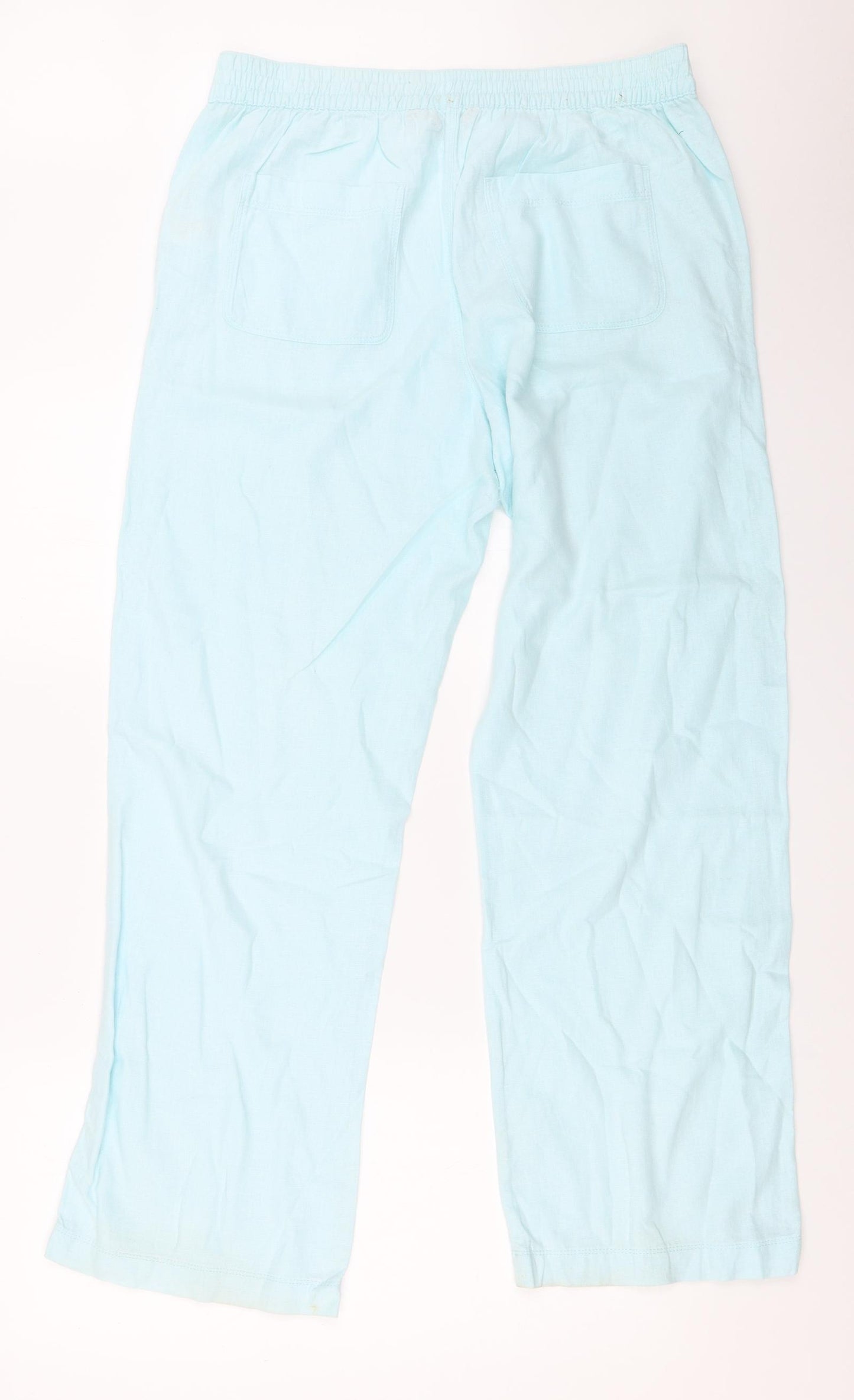 Peacocks Womens Blue   Trousers  Size 12 L30 in