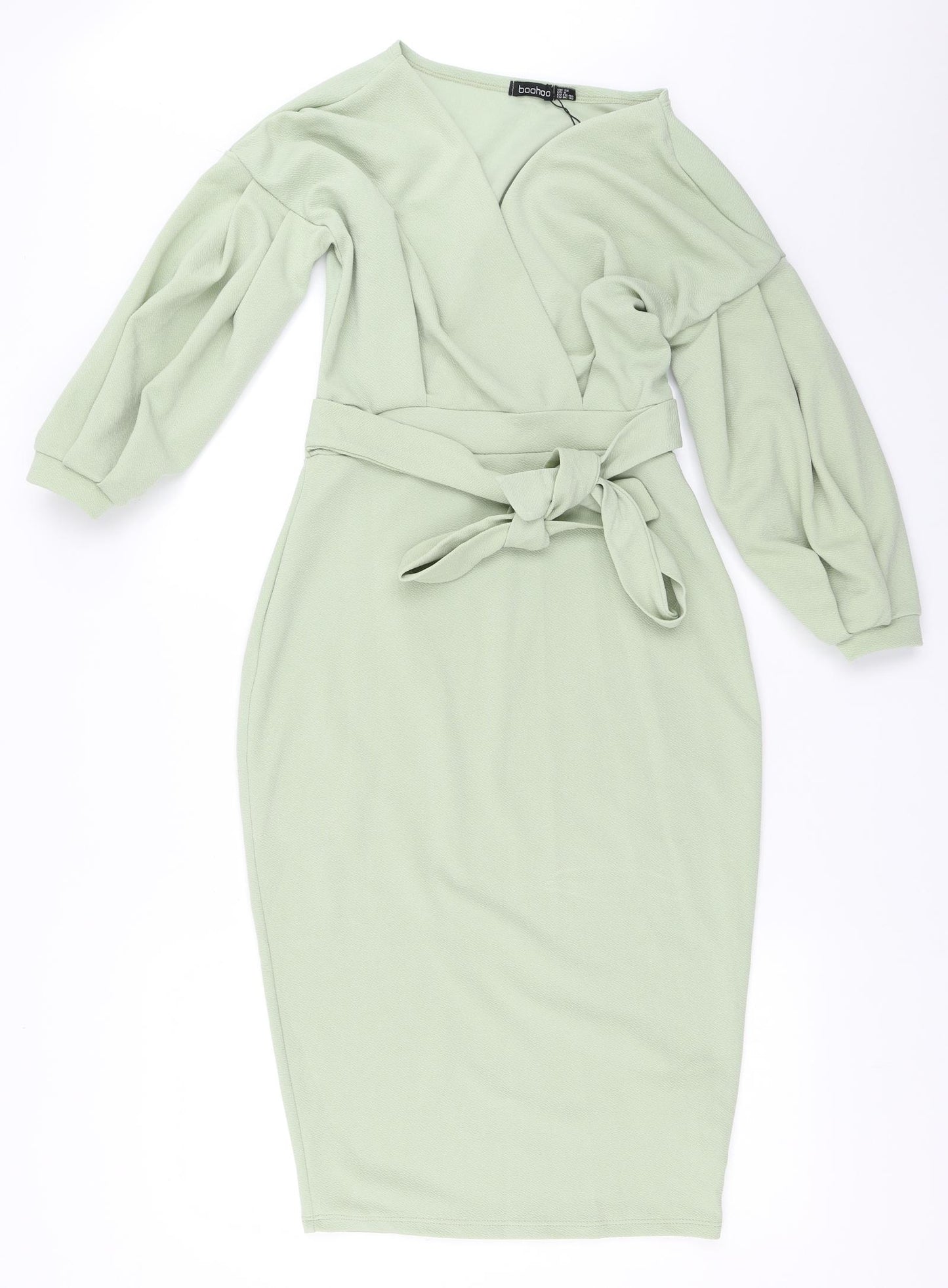 Boohoo Womens Green   Bodycon  Size 12