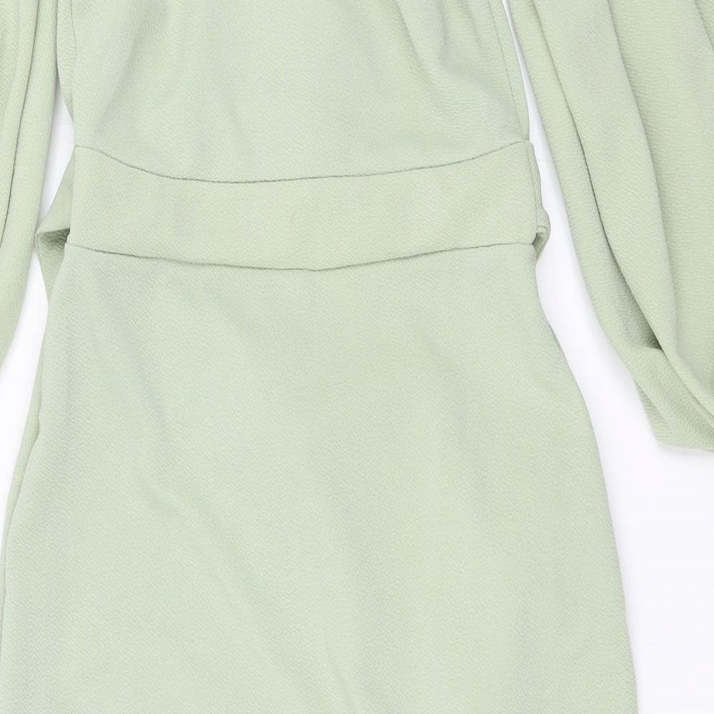 Boohoo Womens Green   Bodycon  Size 12