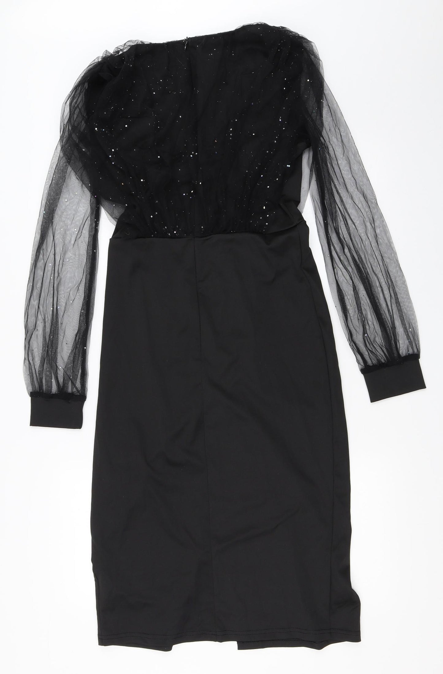 Chic Me Womens Black   Shift  Size M