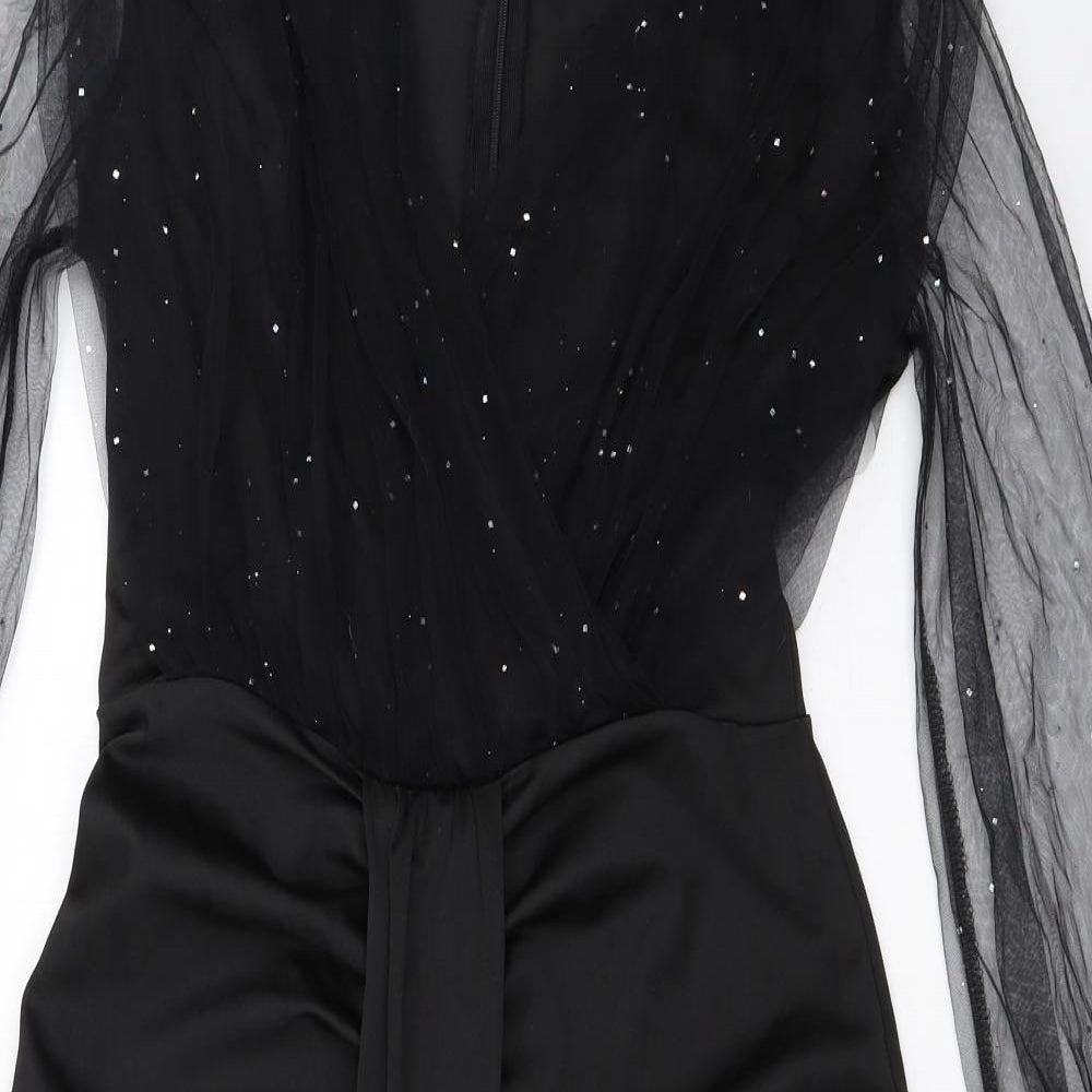 Chic Me Womens Black   Shift  Size M
