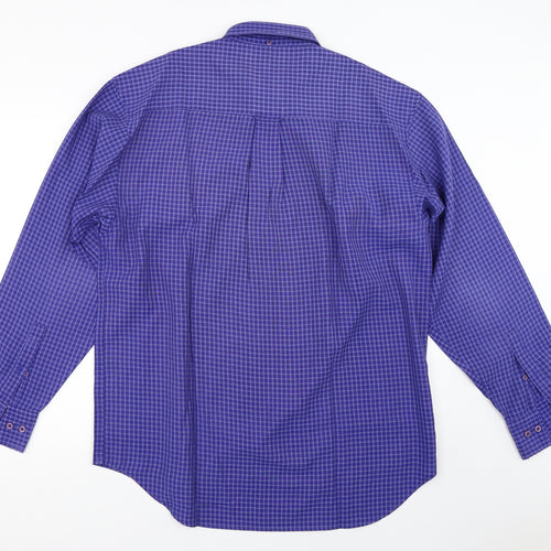 Moto Jeanswear Mens Blue    Button-Up Size L