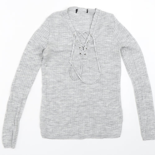 Atmosphere Womens Grey   Pullover Jumper Size 8