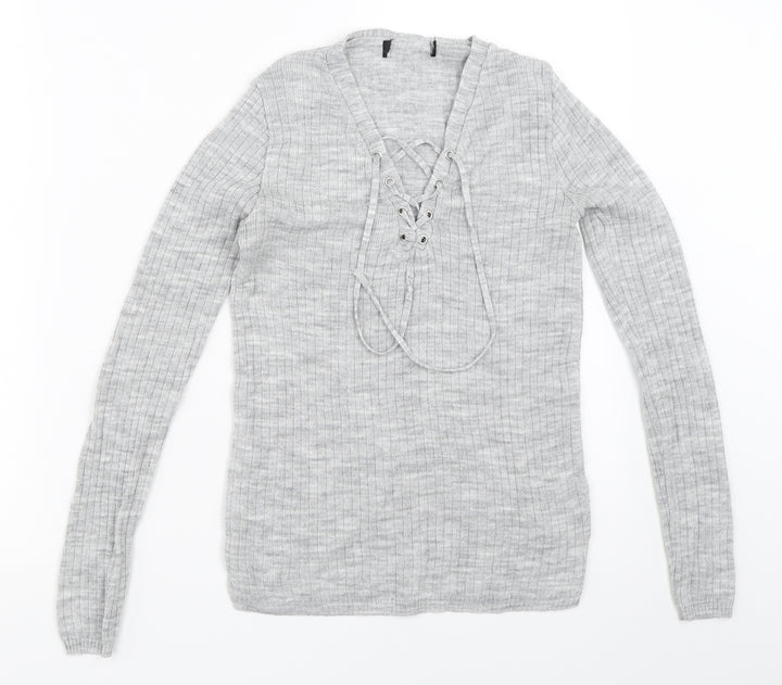 Atmosphere Womens Grey   Pullover Jumper Size 8